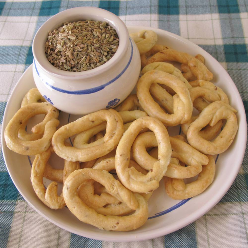 Taralli Santamaria con semi di finocchietto - al finocchio