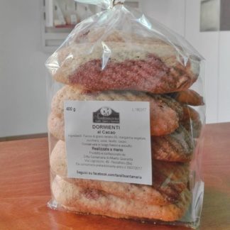 I biscotti Santamaria Dormienti al cacao