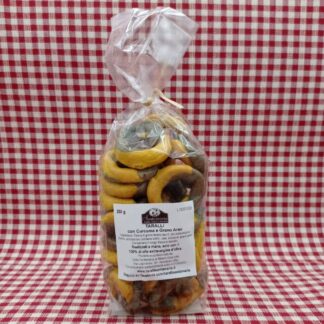 Taralli Santamaria con Curcuma e Grano Arso fatti a mano