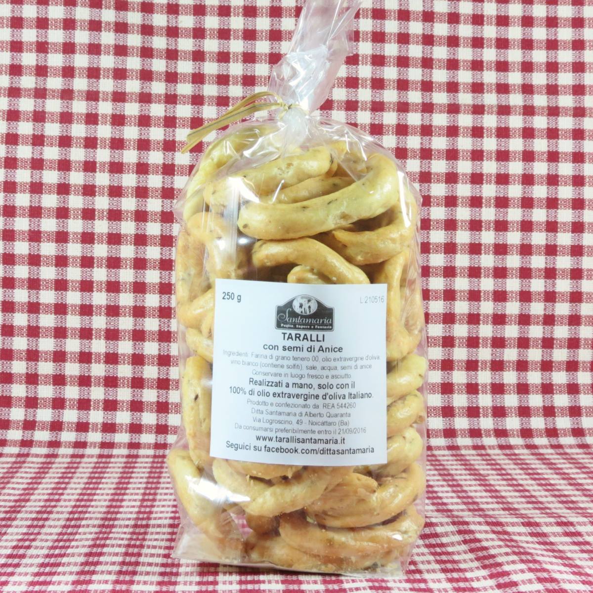 Taralli Santamaria con Semi di Anice