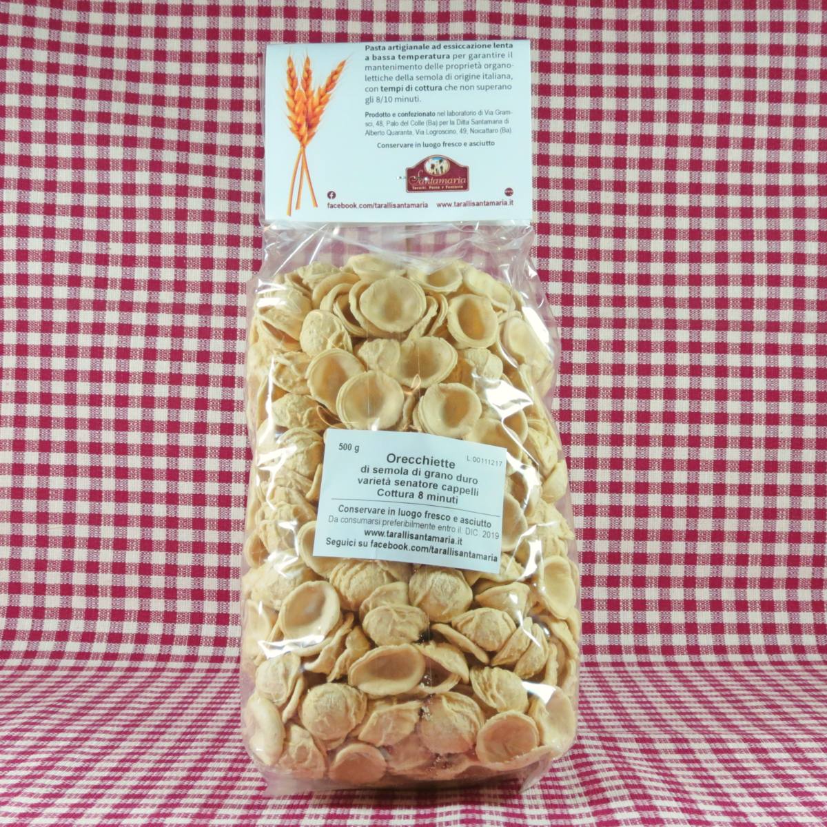 Orecchiette artigianali senatore cappelli