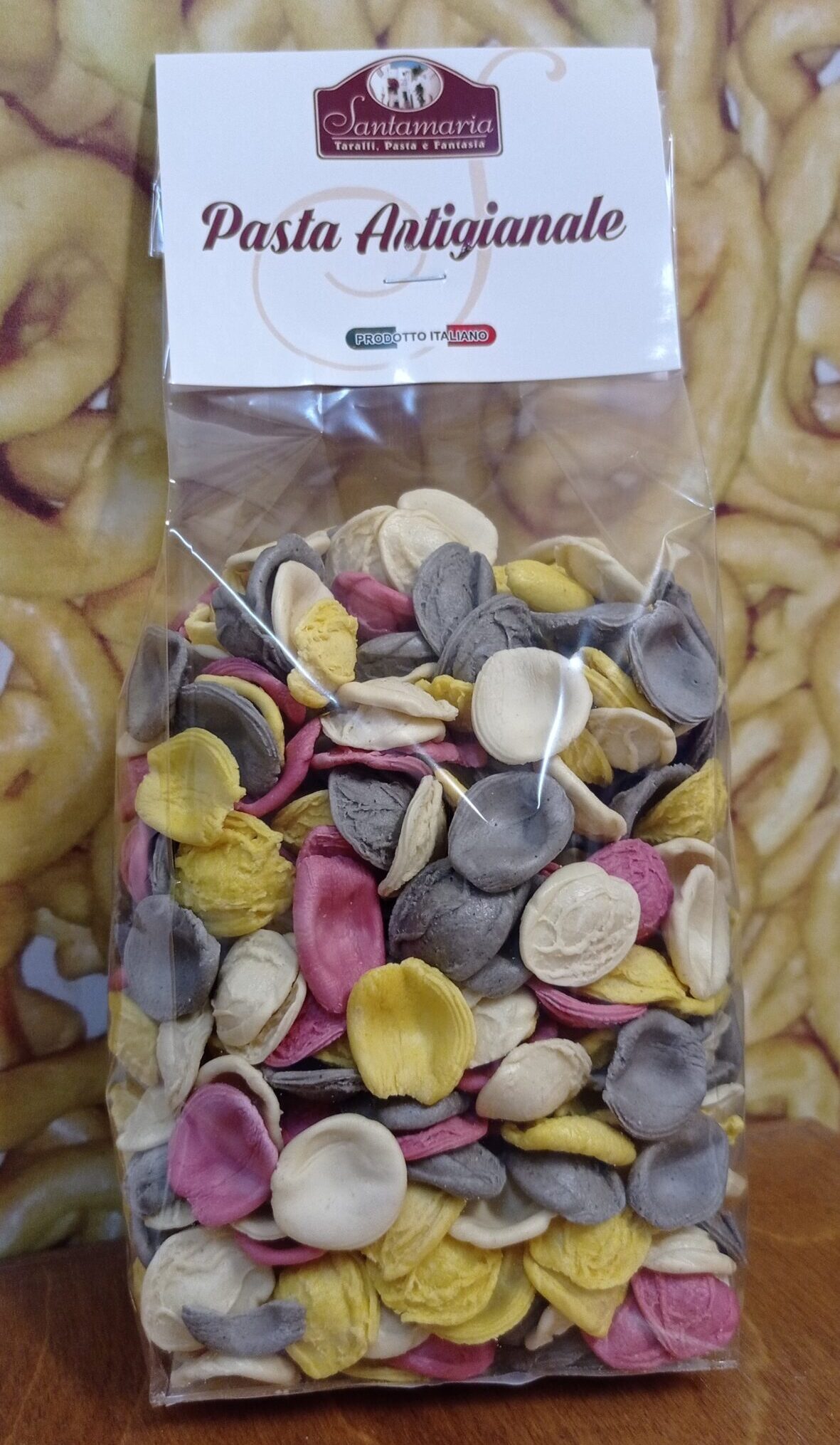 Orecchiette Fantasia, Pasta Artigianale Santamaria, Semola Grano Duro