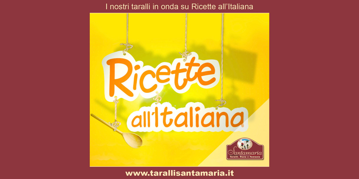 ricette all'italiana taralli santamaria con davide mengacci a noicattaro