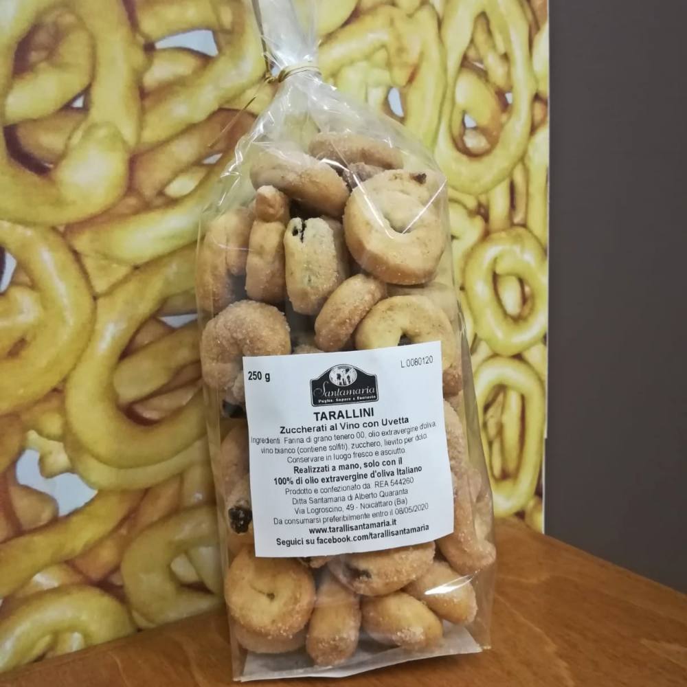 tarallini con uvetta santamaria