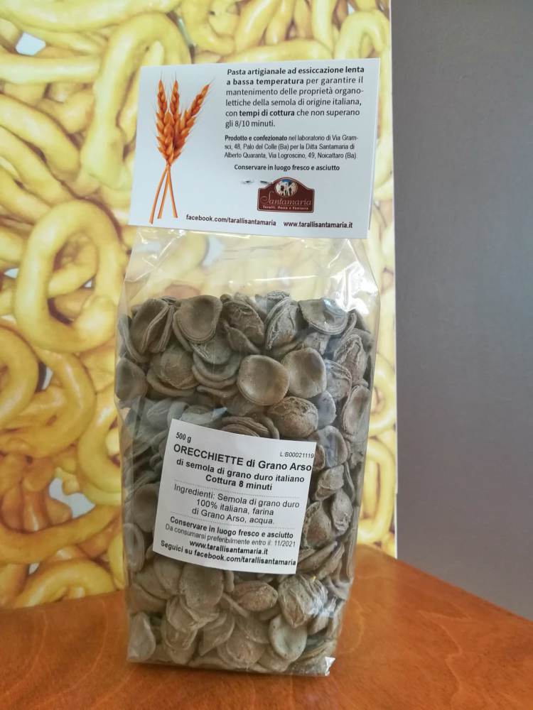Orecchiette di Grano Arso Santamaria, pasta artigianale - immagine 2