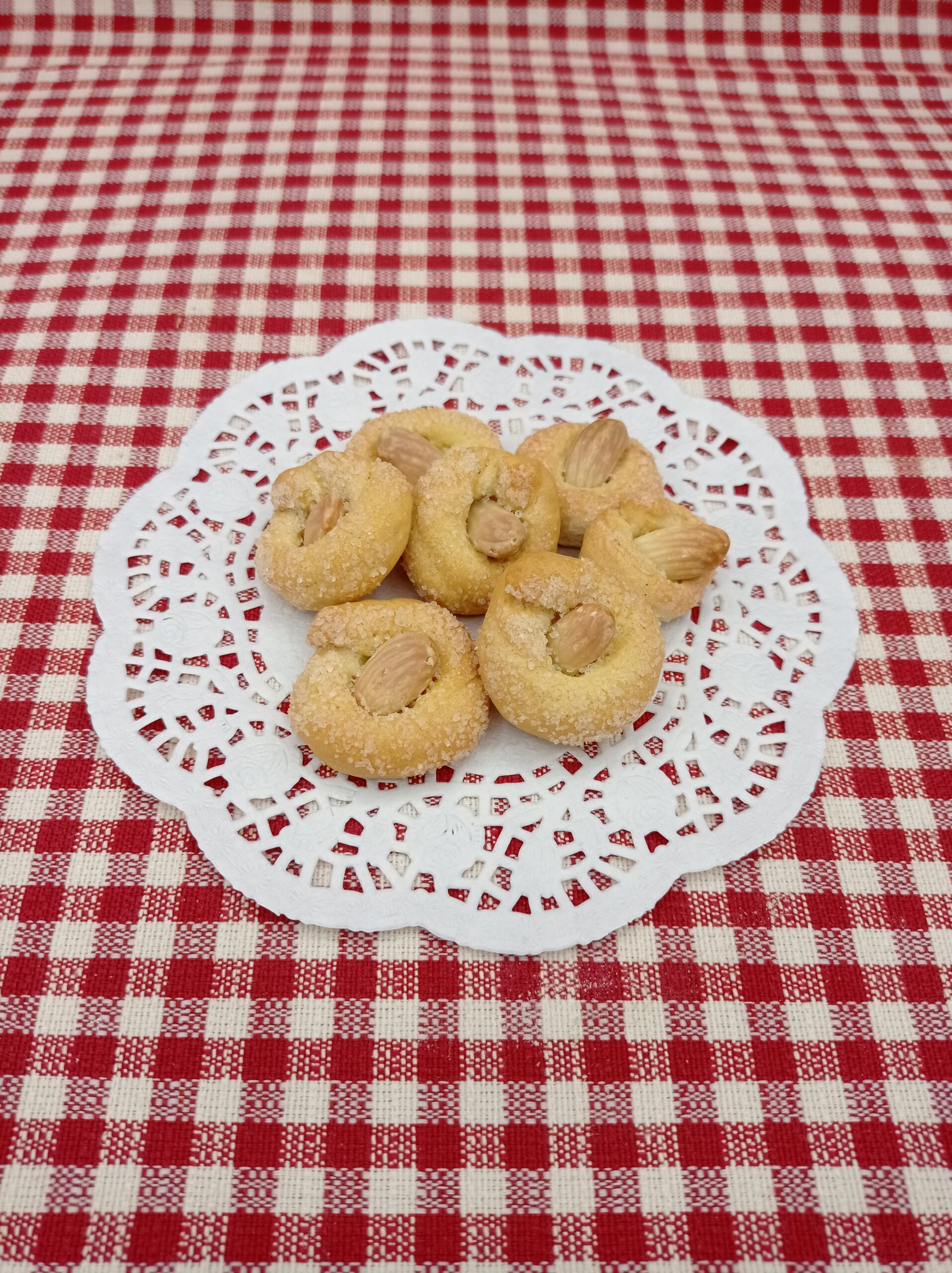 Tarallini Santamaria Zuccherati al Vino con Mandorle Locali